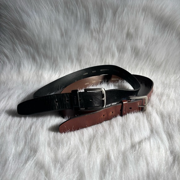 Fossil Men's Leather Belts - Picture 1 of 4
